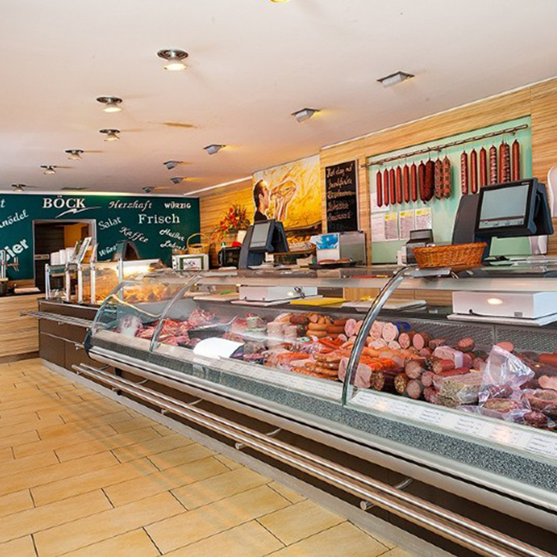 Ladentheke Fleischerei Böck